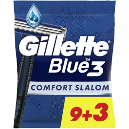 Gillette Бритва  Blue 3 Comfort Slalom 12 шт. (8006540808771)