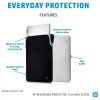 HP 14" Reversible Protective Black/Silver Sleeve (2F2J1AA) - зображення 7