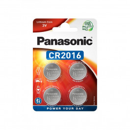 Panasonic CR-2016 bat(3B) Lithium 4шт (CR-2016EL/4B)