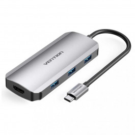 Vention 6-in-1 Docking Station Aluminum Alloy Type (TOFHB)