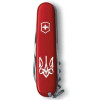 Victorinox Climber Ukraine Red Тризуб готичний білий (Vx13703_T0630u) - зображення 4