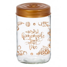 Herevin Decorated Jam Jar-Homemade With Love (171541-072)