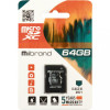 Mibrand 64 GB microSDXC Class 10 UHS-I + SD Adapter MICDXU1/64GB-A - зображення 1