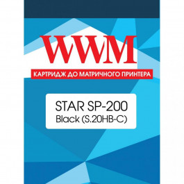 WWM Картридж матричный для STAR SP-200 Black (S.20HB-C)