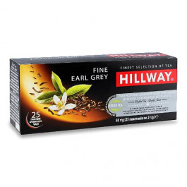 Hillway Чай черный Hillway Fine Earl Grey с ярлычком 25*2г/уп (8886300990072)