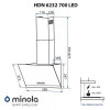Minola HDN 6232 WH/INOX 700 LED - зображення 6