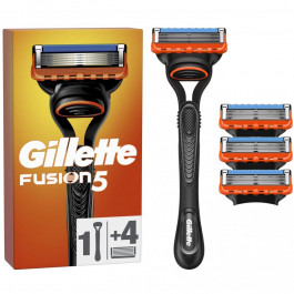 Gillette Бритва  Fusion5 з 4 змінними картриджами (7702018556274/7702018610266)