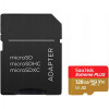 SanDisk 128 GB microSDXC UHS-I U3 A2 C10 V30 Extreme Plus (SDSQXBD-128G-GN6MA) - зображення 1