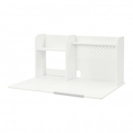IKEA BERGLARKA Стільниця та полиця, білий, 100x70 см (505.799.65)