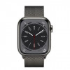 Apple Watch Series 8 GPS + Cellular 45mm Graphite S. Steel Case  w. Milanese Loop Graphite (MNKW3/MNKX3) - зображення 2