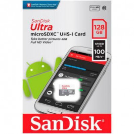 SanDisk 128 GB microSDHC UHS-I Ultra SDSQUNR-128G-GN6MN