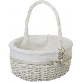 Tony Bridge Basket Кошик плетений з текстилем 37х31х19/41 см EBE18-9-1