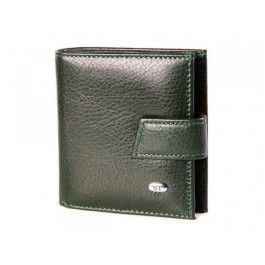 ST Leather Миниатюрный женский кожаный кошелек зеленого цвета  (17475) (ST430-green)