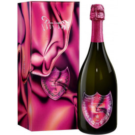 Dom Perignon Шампанське  Lady Gaga Rose, рожеве сухе, 0.75л 12.5%, gift box (BDA1SH-SDP075-042)