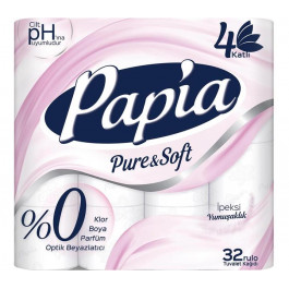 Papia Туалетная бумага  четырехслойная 32 шт. (8690536024209)
