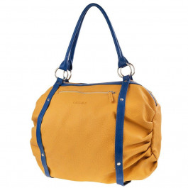 Laskara Женская сумка бочонок  желтая (LK-10251-yellow)