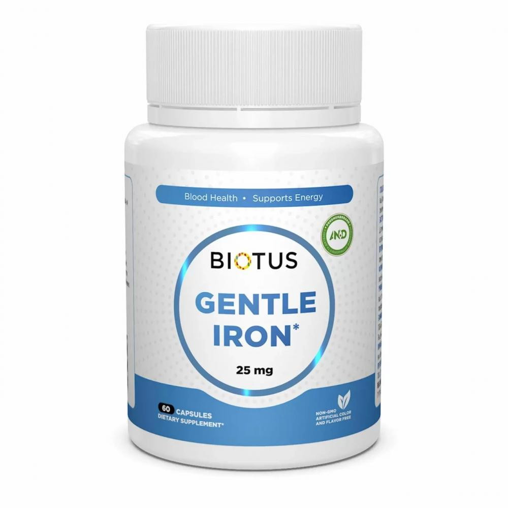 Biotus Залізо (Gentle Iron) 25 мг 60 капсул - зображення 1