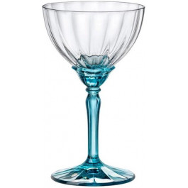 Bormioli Rocco Келих для шампанського  Florian, 240 мл, прозорий з блакитним (199420BCL021990)