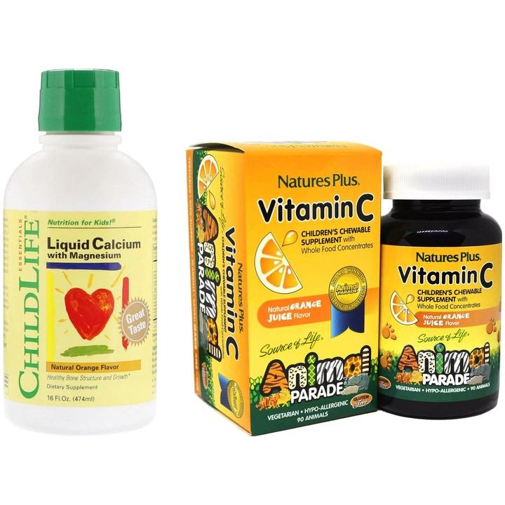 ChildLife Витамины ChildLife Жидкий кальций и магний для детей со вкусом апельсина Calcium with Magnesium 474  - зображення 1