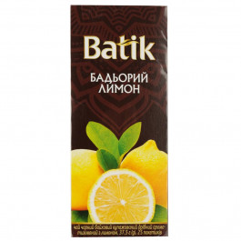 Batik Чай черный Бодрый Лимон, 25 шт. (4820171916612)
