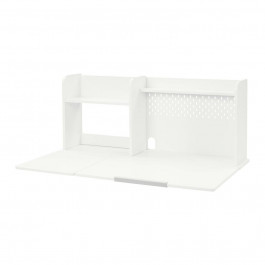 IKEA BERGLARKA Стільниця та полиця, білий, 120x70 см (105.799.67)
