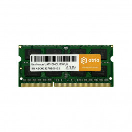 ATRIA 8 GB SO-DIMM DDR3 1600 MHz (UAT31600CL11SK1/8)