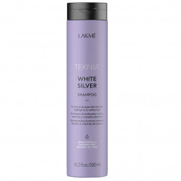 LAKME Тонирующий шампунь  для нейтрализации желтого оттенка волос Teknia White Silver Shampoo 300 мл (8429