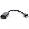 Cablexpert Mini DisplayPort - DisplayPort 0.16m Black (A-MDPM-DPF-001) - зображення 1