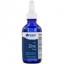 Trace Minerals БАД Іонний цинк, Ionic Zinc, , 50 мг, 59 мл