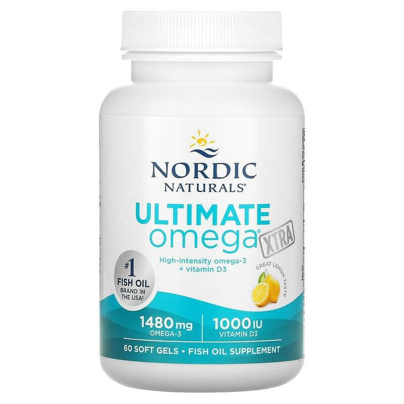 Nordic Naturals Ultimate Omega Xtra, 60 капсул - зображення 1