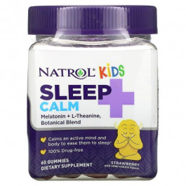 Natrol БАД Підтримка сну для дітей з 4 років, Sleep + Calm, , смак полуниці, 60 жувальних цукерок