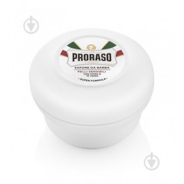 Proraso Мыло для бритья  White (New Version Super Formula) Shaving soap для чувствительной кожи 150 мл (8004