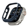 Pitaka Захисний кейс для Apple Watch Ultra 2/Ultra 49mm  Air Case (Black/Blue) KW2302A - зображення 4