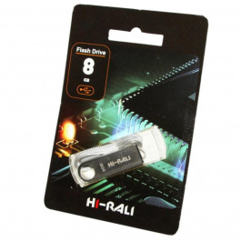 Hi-Rali 8 GB USB Flash Drive Shuttle series Silver (HI-8GBSHSL)