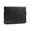 DECODED Leather Slim Sleeve with Zipper for MacBook 12" Black (D4SS12BK) - зображення 1