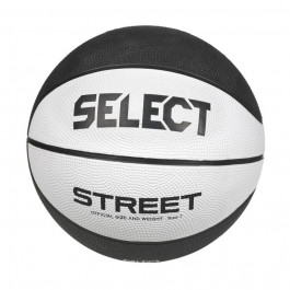 SELECT Basketball Street v25 size 7 White/Black (205570-126-7)