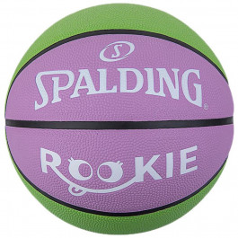Spalding Rookie Size 5 Green/Pink (84369Z)