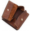Grande Pelle Чоловічий шкіряний коричневий гаманець вінтажного стилю  (13061) - зображення 4