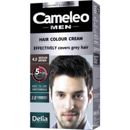 Delia Cosmetics Краска для мужчин  Cameleo Men 4.0 Коричневый 30 мл (5901350445846)