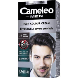 Delia Cosmetics Краска для мужчин  Cameleo Men 3.0 Темно-коричневый 30 мл (5901350445839)