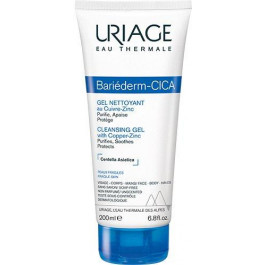 Uriage Очищающий цика-гель для тела  Bariederm Cleansing Cica-Gel Cu-Zn для сухой и атопичной кожи 200 мл (