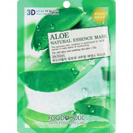 Food a Holic Маска тканевая  Natural Essence Mask Aloe Экстракт Алоэ 23 г (8809279620658)