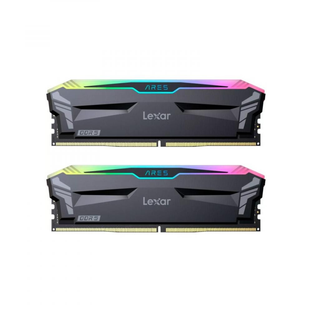 Lexar 16 GB (2x8GB) DDR4 3600 MHz Ares RGB Black (LD4BU008G-R3600GDLA) - зображення 1