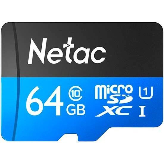 Netac 64 GB microSDXC Class 10 UHS-I + SD adapter NT02P500STN-064G-R - зображення 1