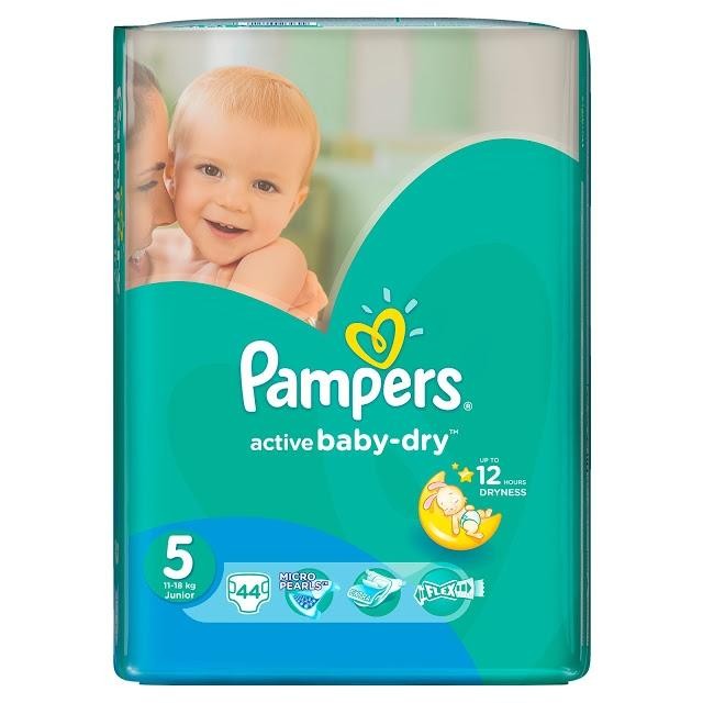 Pampers Active Baby-Dry Junior 5 (44 шт.) - зображення 1