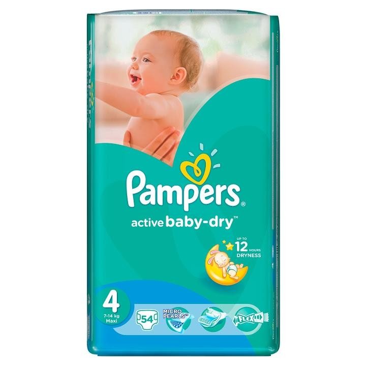 Pampers Active Baby-Dry Maxi 4 (54 шт.) - зображення 1