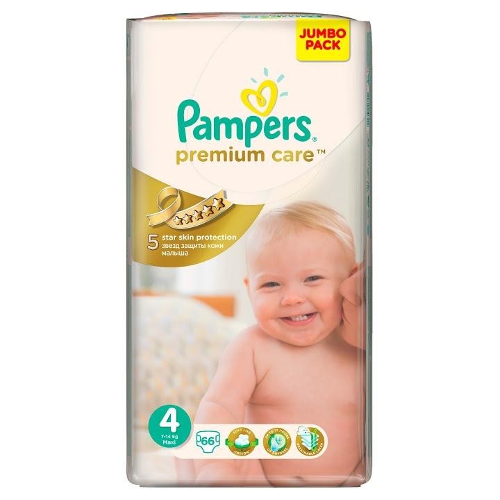 Pampers Premium Care Maxi 4 (66 шт.) - зображення 1