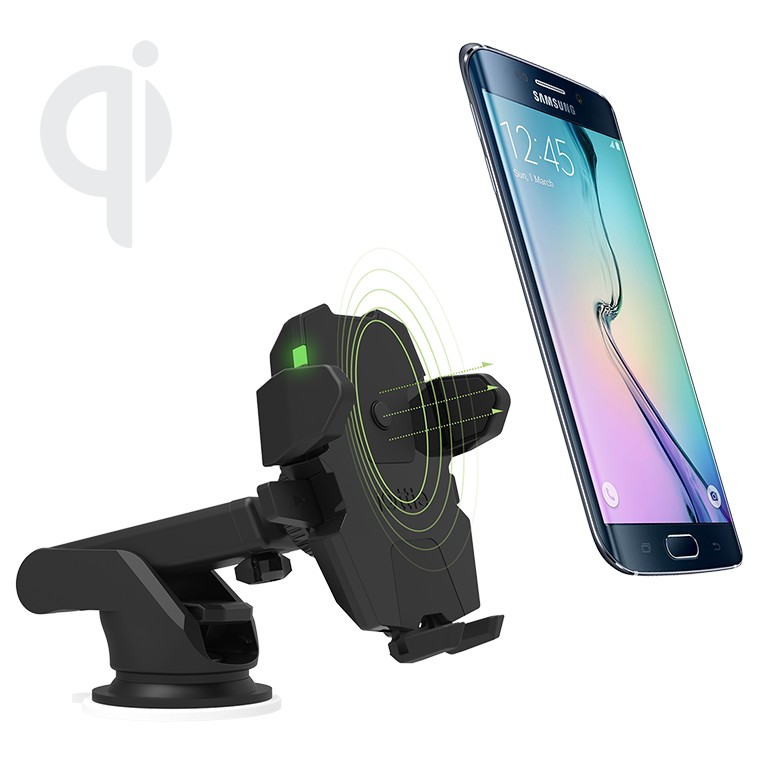 iOttie Easy One Touch Wireless Qi Standard Car Mount Charger (HLCRIO132) - зображення 1
