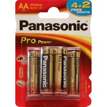 Panasonic AA bat Alkaline 4+2шт Pro Power (LR6XEG/6B2F)