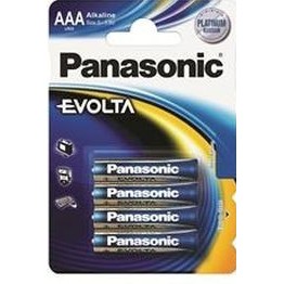 Panasonic AAA bat Alkaline 4шт EVOLTA (LR03EGE/4BP)